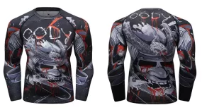 Samurai Compression 'Blood War' Elite Long Sleeve Rashguard