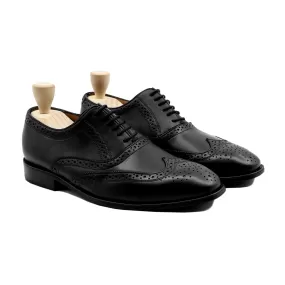 Scol - Men's Black Calf Leather Oxford Shoe