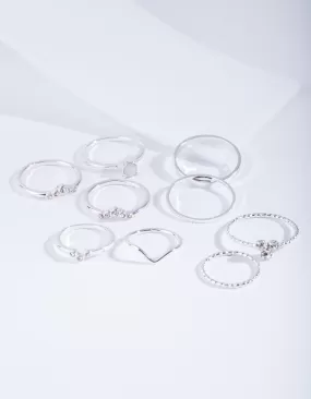 Silver Fine Moonstone Ring Pack