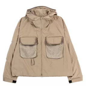 S.K. MANOR HILL WADING JACKET TAN NYLON WR RIPSTOP