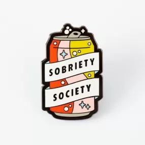 Sobriety Society Enamel Pin