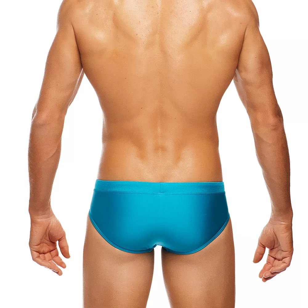 Sparkle Lo Rise Swim Brief (Peacock)