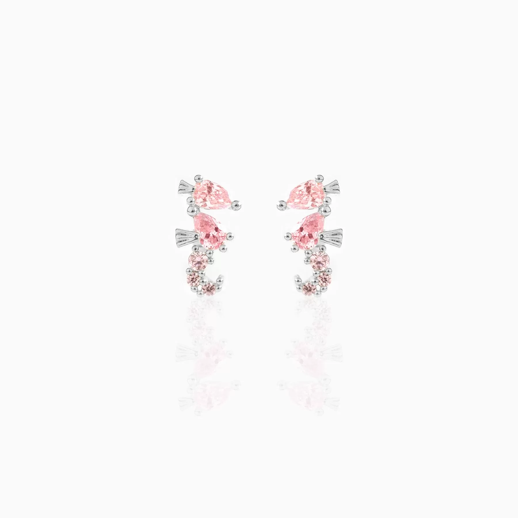 Sparkling Seahorse Studs