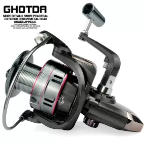 Spinning Fishing Reel 12BB   1 Bearing Balls 1000-7000 Series Metal Coil Spinning Reel Boat Rock Fishing Wheel