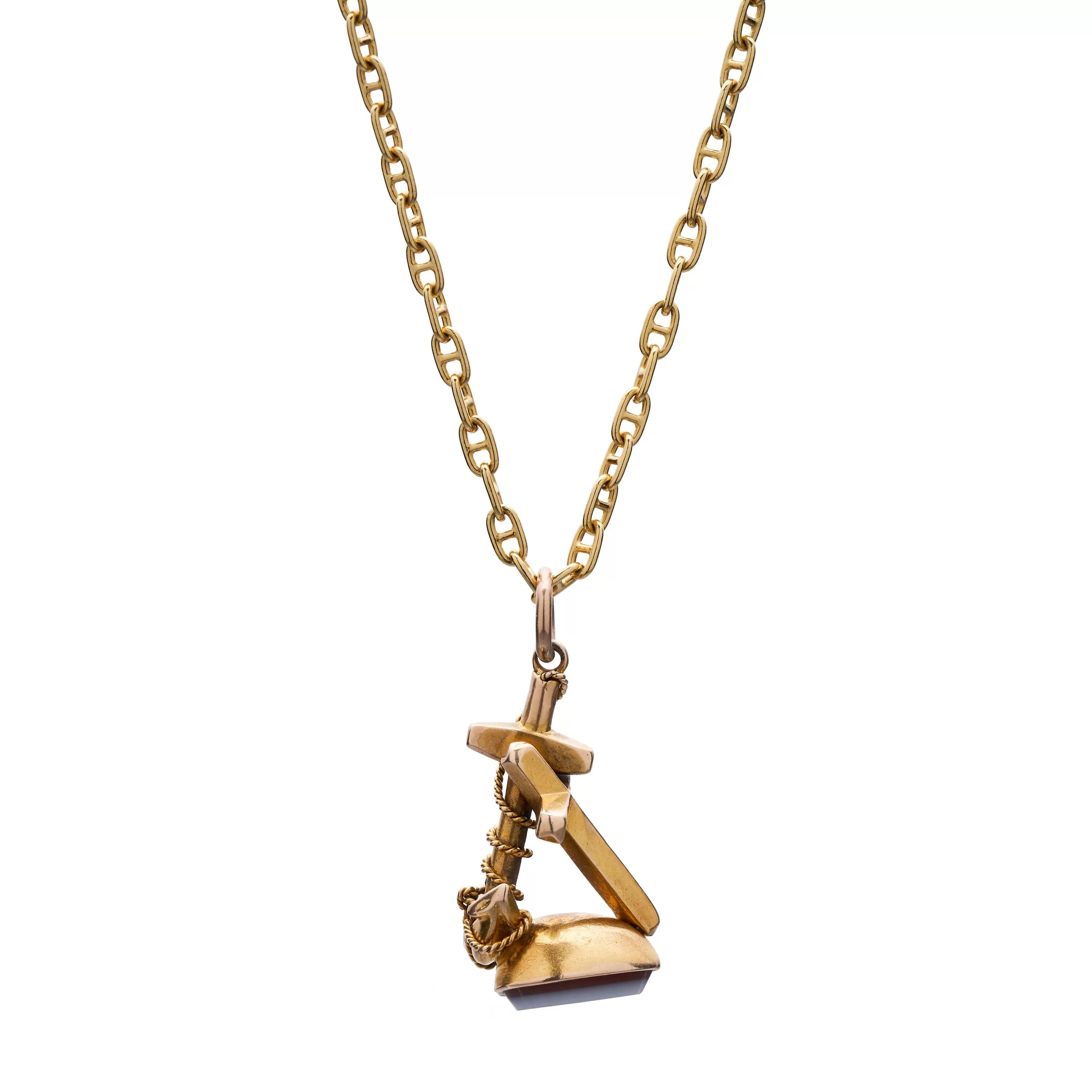 Stephanie Windsor 14k Gold Baby Mariner Chain