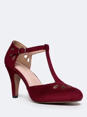 T Strap Mary Jane Heels