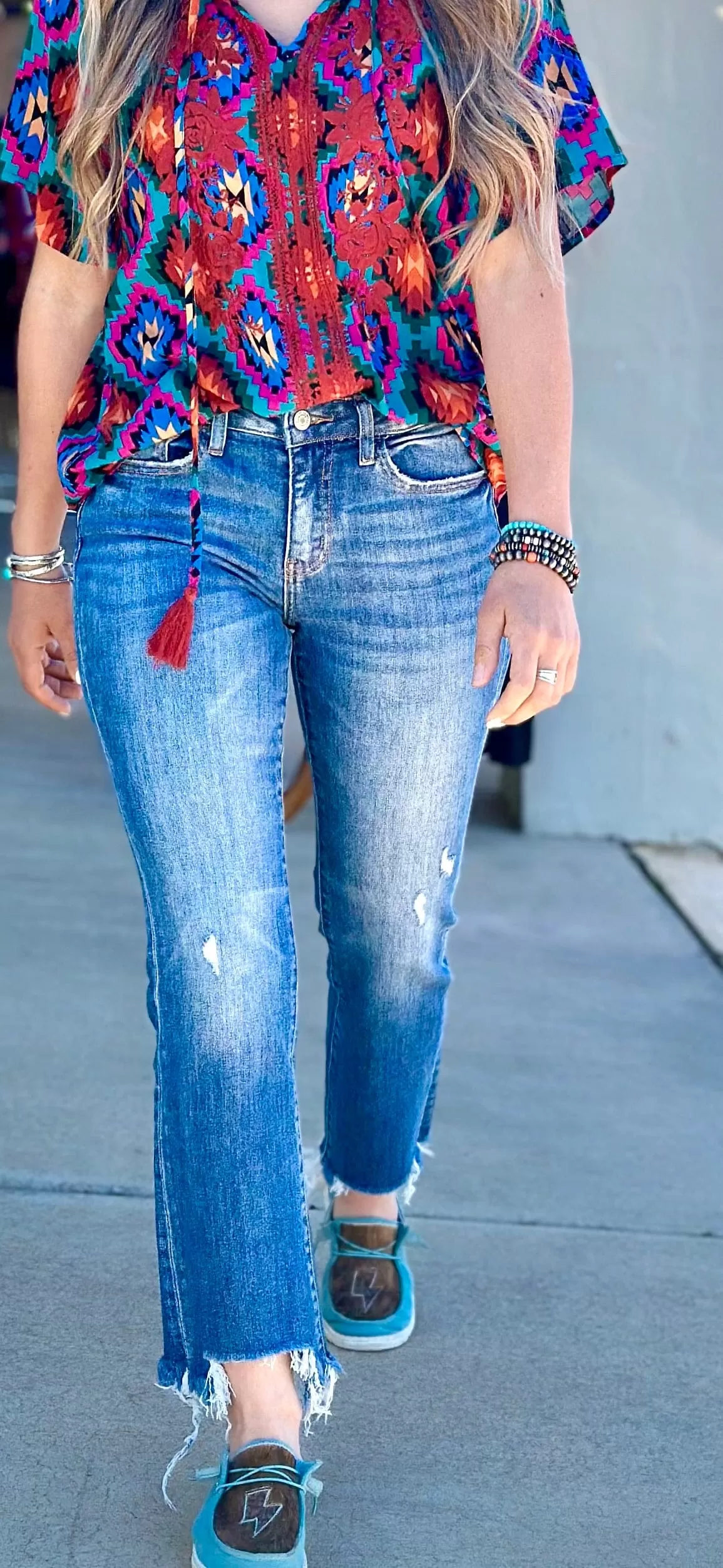 The Vervet Ankle Crop Bootcut Denim