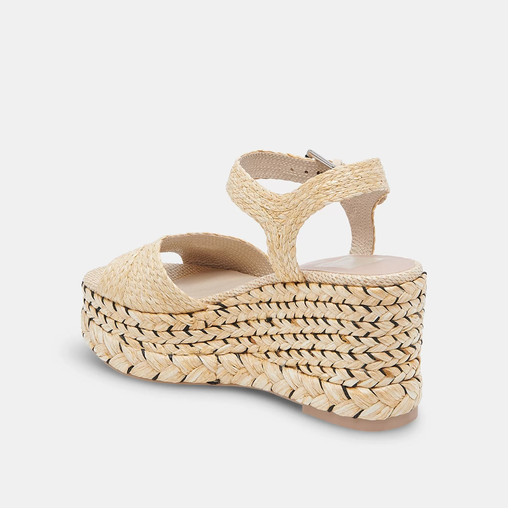 TIAGO WEDGES LT NATURAL RAFFIA - re:vita