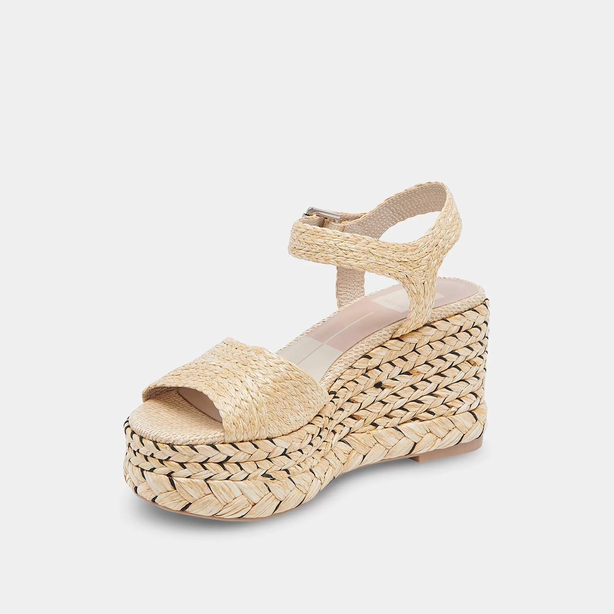 TIAGO WEDGES LT NATURAL RAFFIA - re:vita