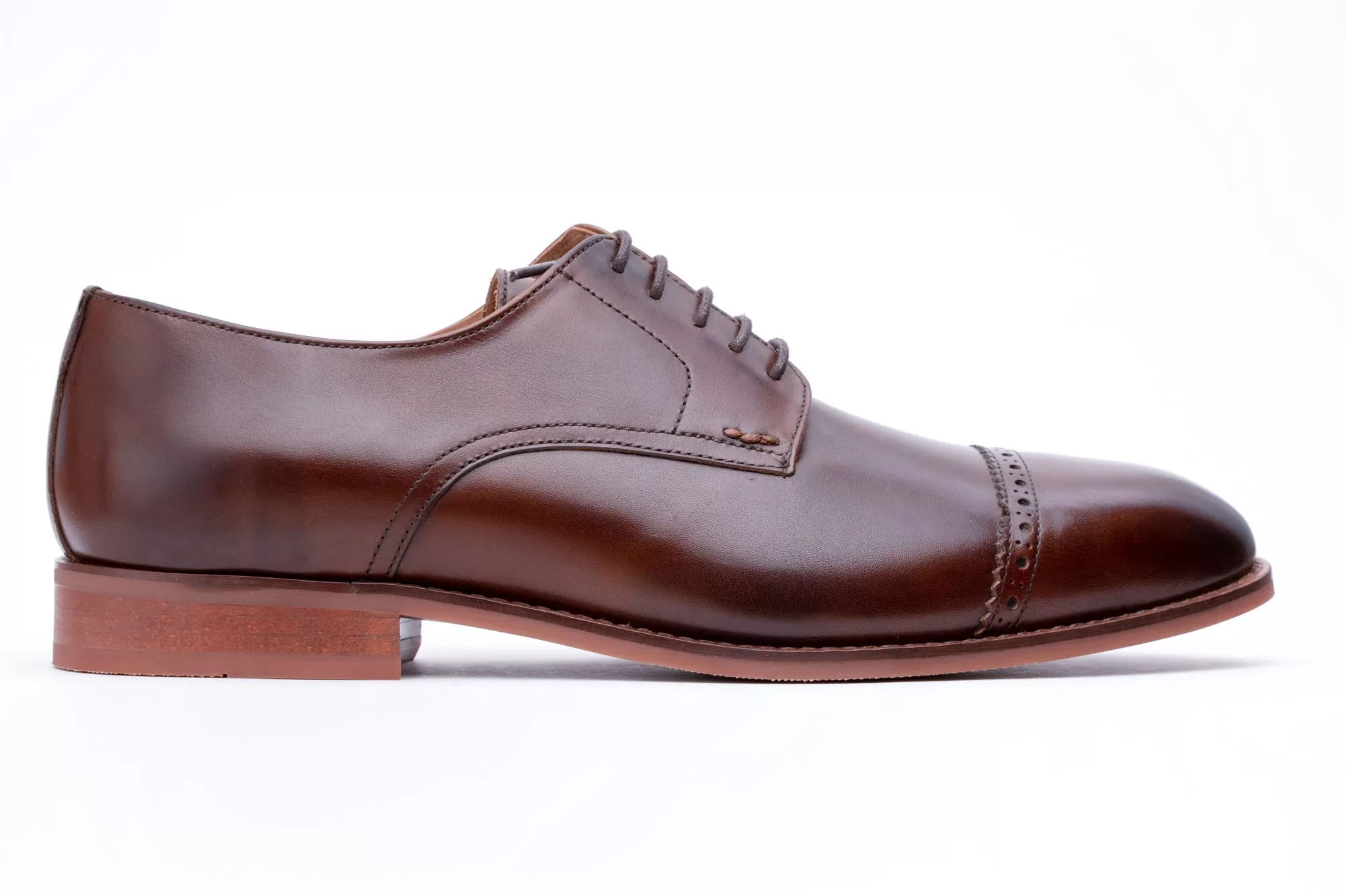 Toecap Half Brogue  Derby-L