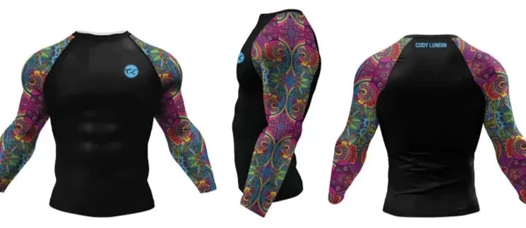 Tribal 'Mandala' Elite Long Sleeve Compression Rashguard