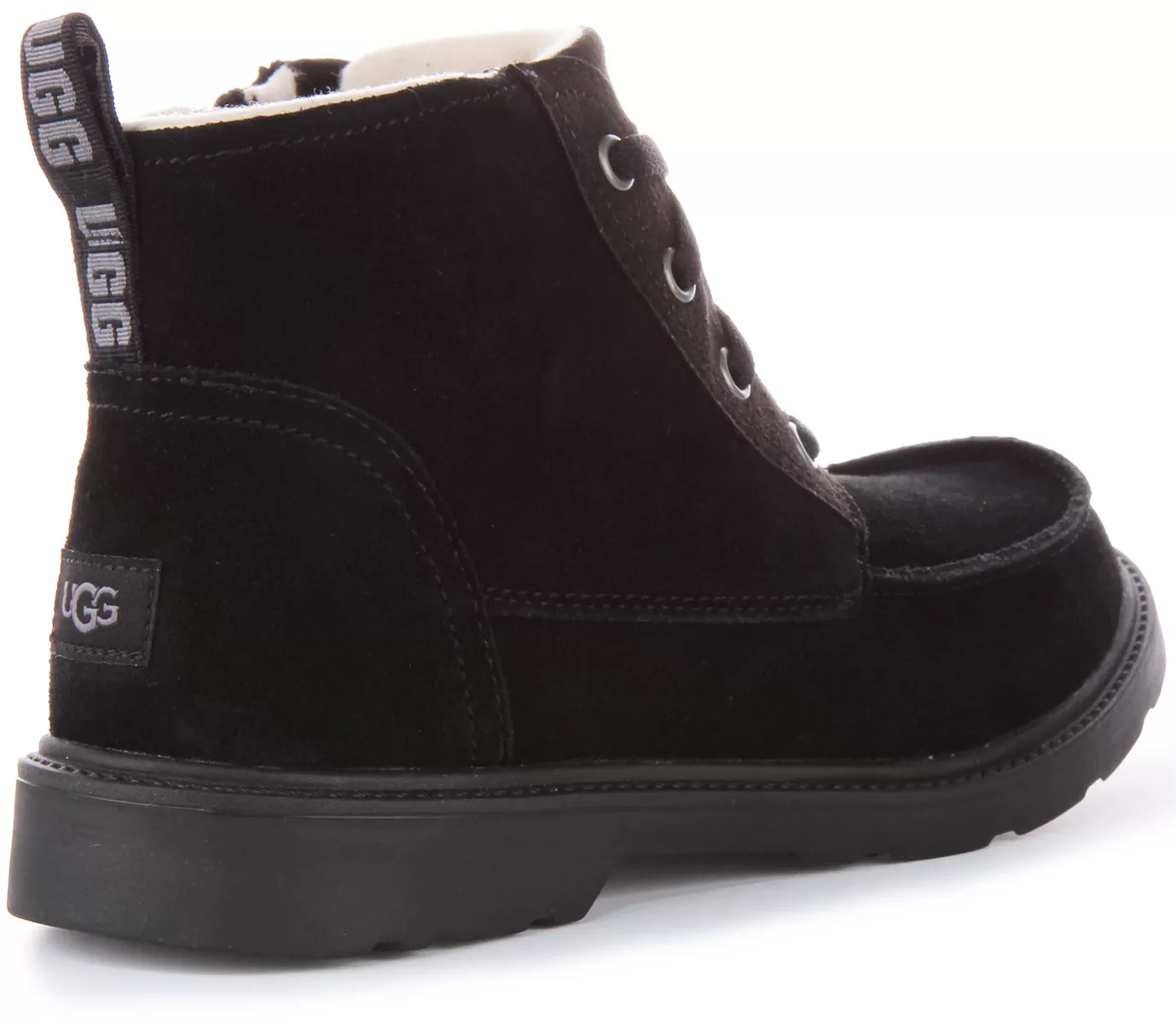 Ugg Australia K Chelham In Black Suede For Kids