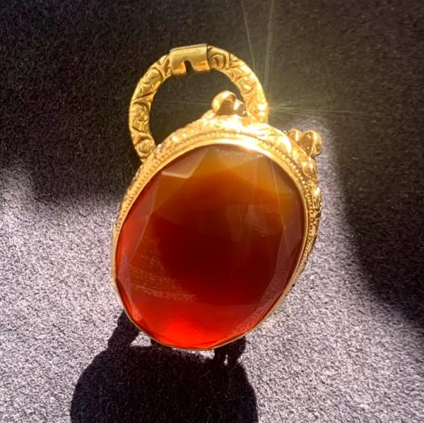 Victorian Carnelian Fob