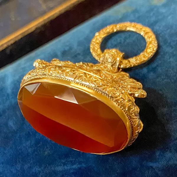 Victorian Carnelian Fob