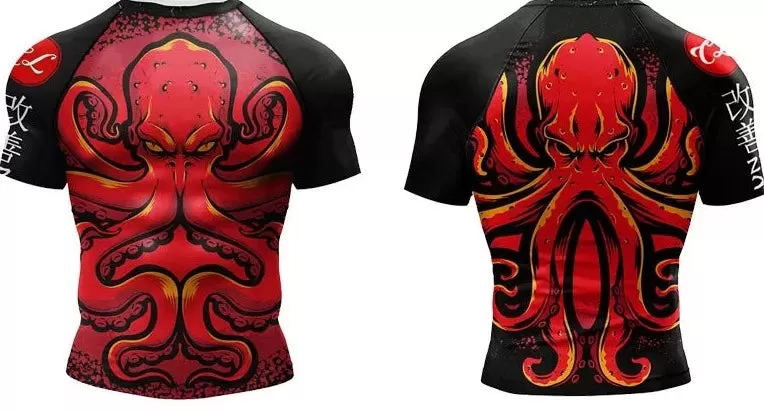 Warrior 'Kraken' Elite Short Sleeve Compression Rashguard