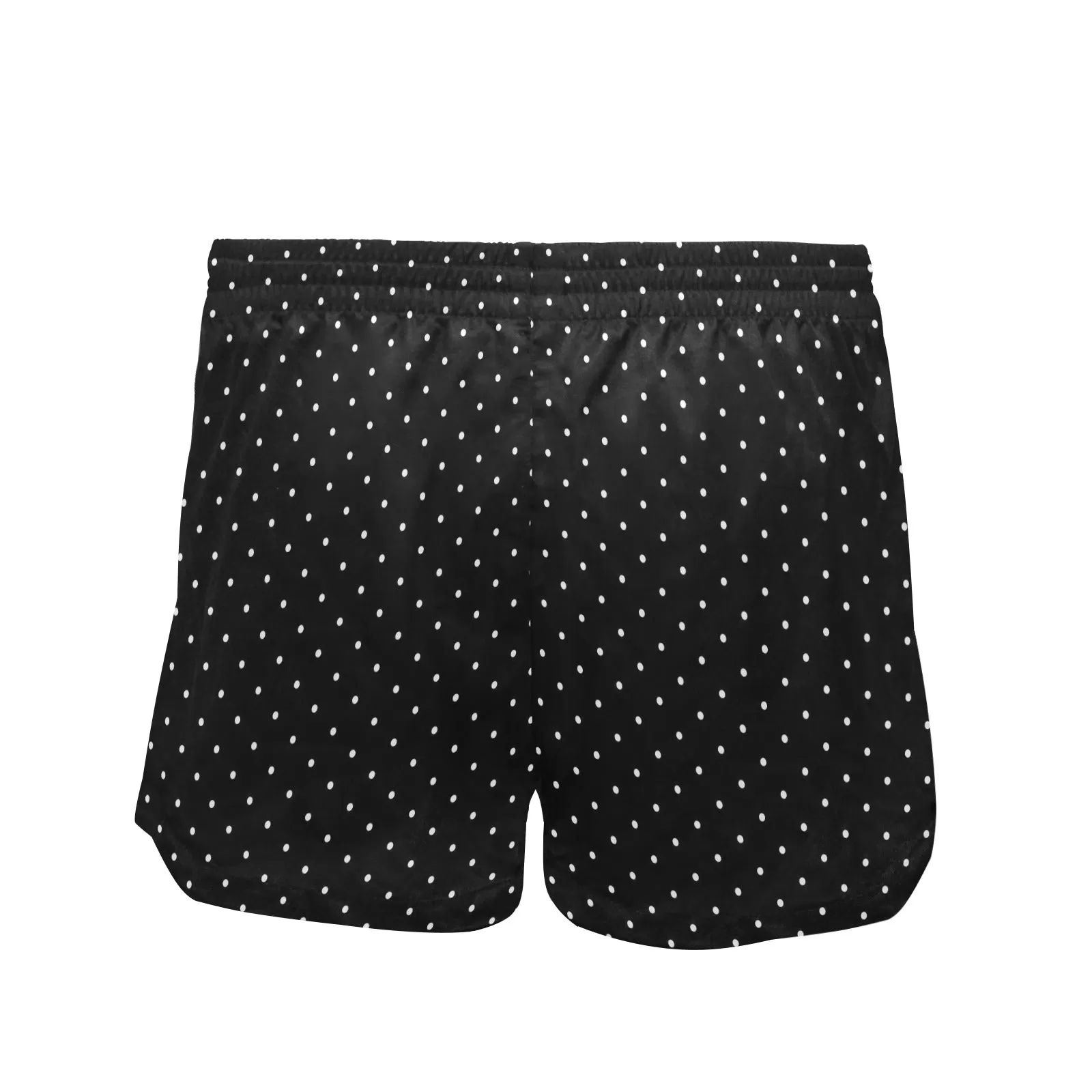 wb polka dot Women's Mid-Length Board Shorts (Model L55)