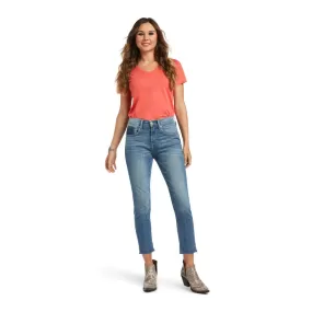 Women's Ariat Boyfriend High Rise Straight Jordana Wash