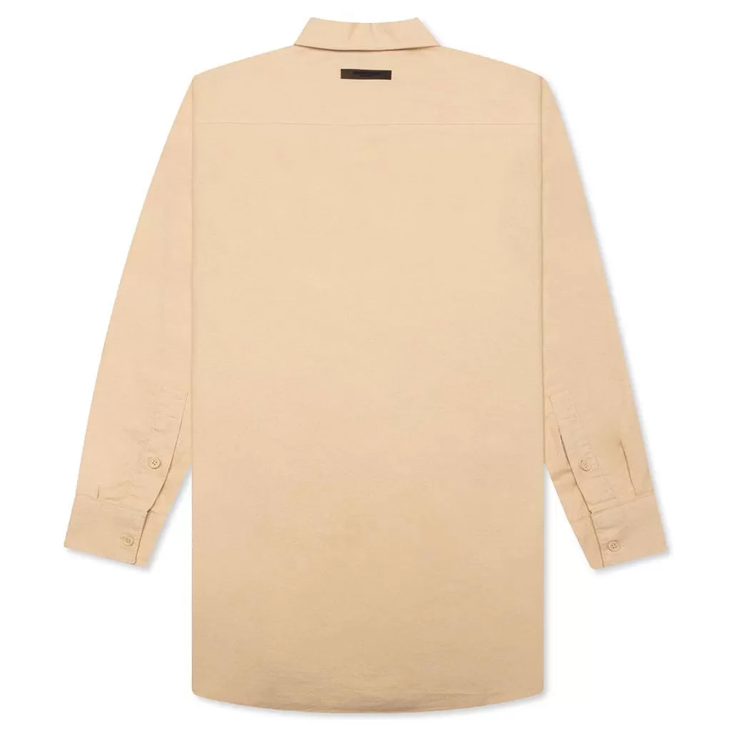 Women's L/S Oxford - Sand