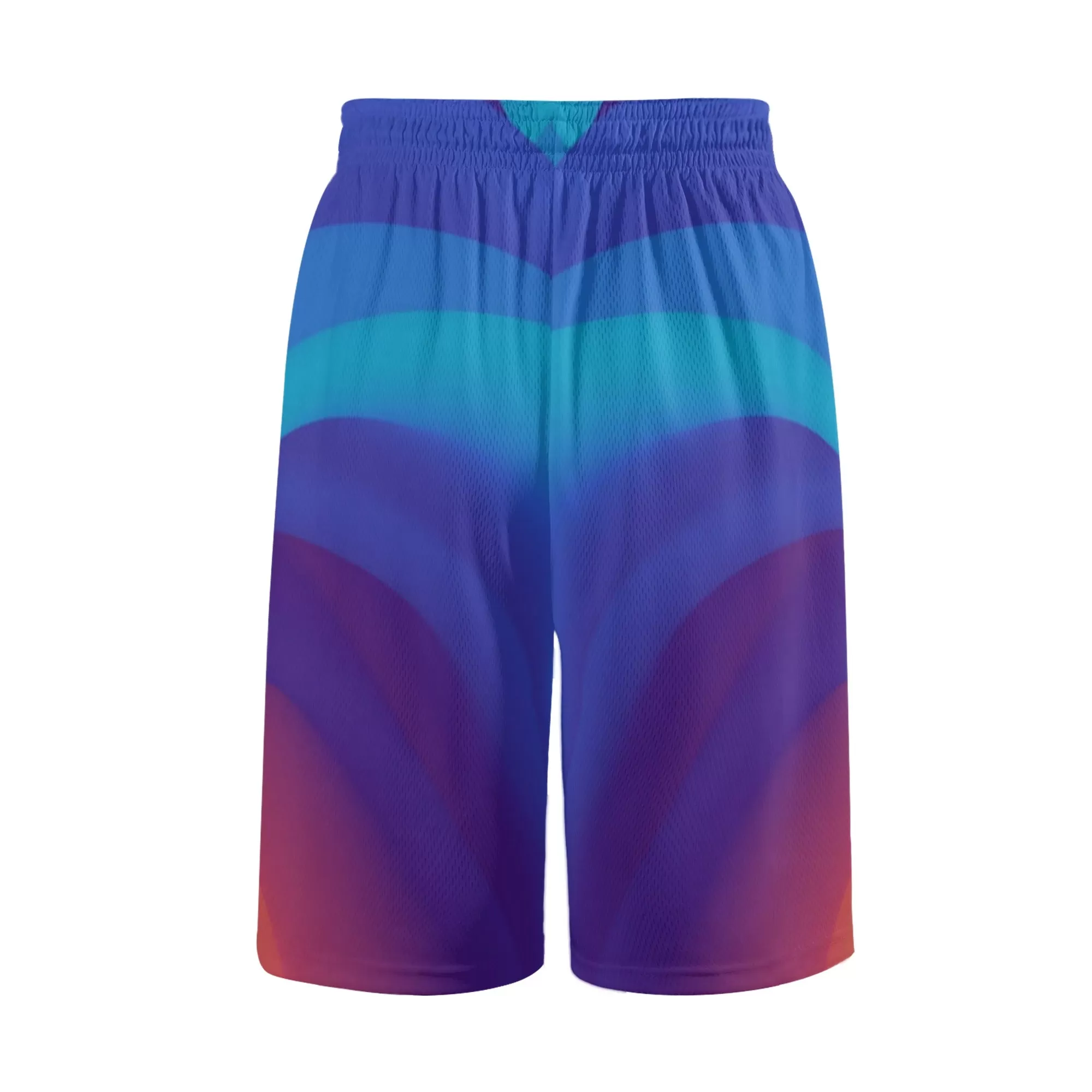 Yahuah-Tree of Life 01 Royal Men's Designer Mesh Basketball Shorts